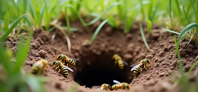 Guêpes de terre : comment réagir face à un nid découvert dans votre jardin ? Guêpes de terre : comment réagir face à un nid découvert dans votre jardin ?